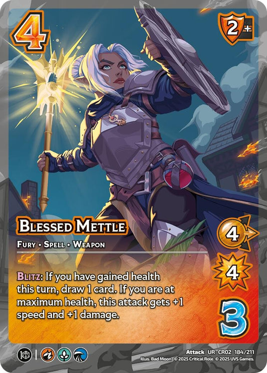 Image for Blessed Mettle (184/211) [Critical Role: Heroes of Exandria]