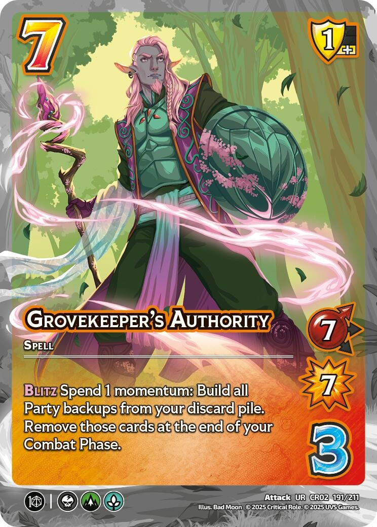 Image for Grovekeeper's Authority (191/211) [Critical Role: Heroes of Exandria]