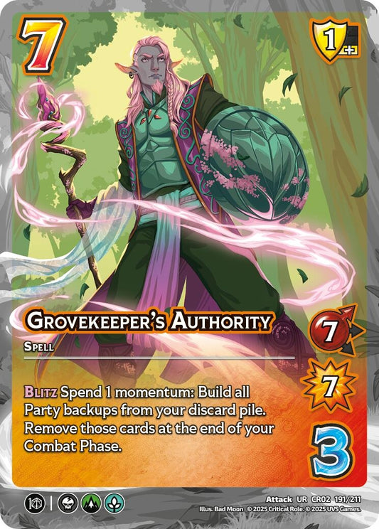 Image for Grovekeeper's Authority (191/211) [Critical Role: Heroes of Exandria]