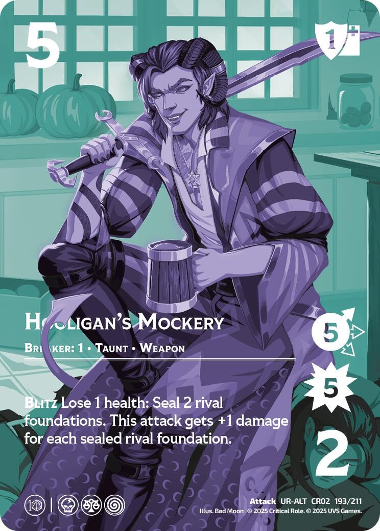 Image for Hooligan's Mockery (Alternate Art) (193/211) [Critical Role: Heroes of Exandria]