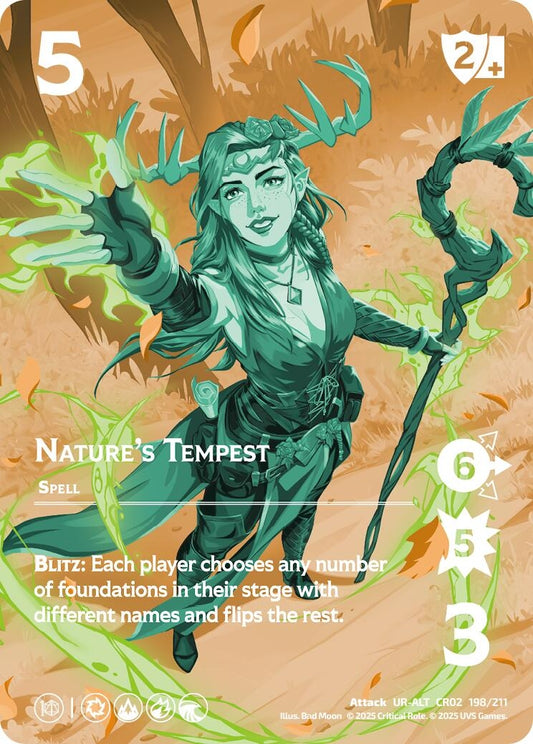 Image for Nature's Tempest (Alternate Art) (198/211) [Critical Role: Heroes of Exandria]
