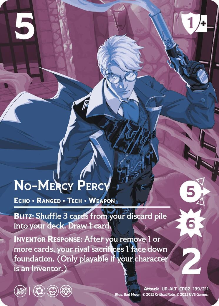 Image for No-Mercy Percy (Alternate Art) (199/211) [Critical Role: Heroes of Exandria]