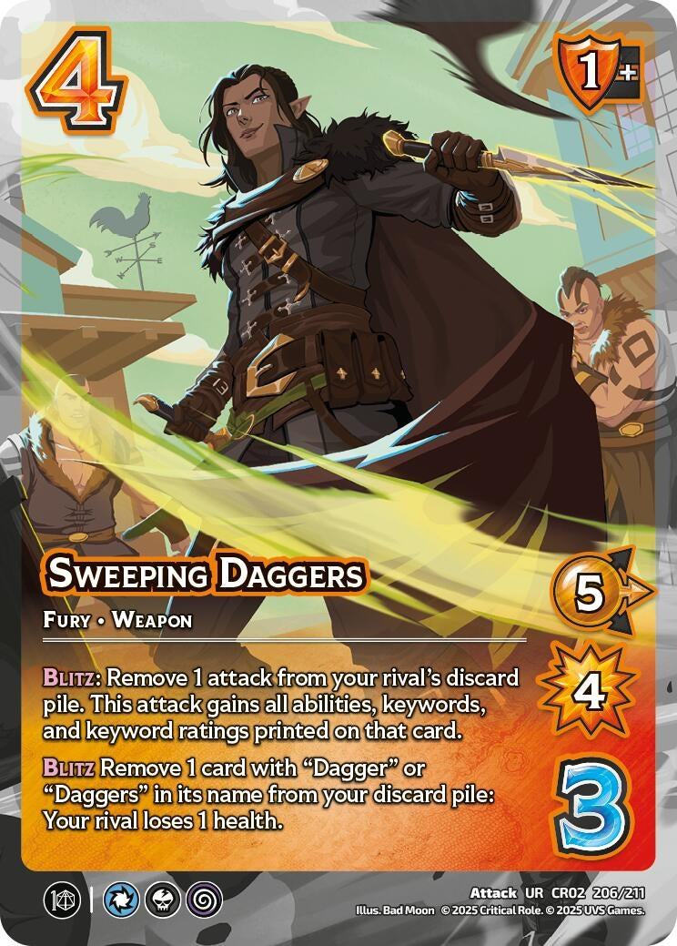 Image for Sweeping Daggers (206/211) [Critical Role: Heroes of Exandria]