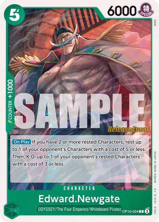 Image for Edward.Newgate (OP10-024) (OP10 RE) - One Piece Card Game