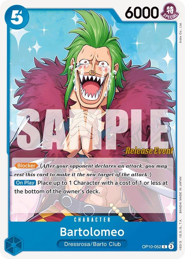 Image for Bartolomeo (OP10-052) (OP10 RE) - One Piece Card Game