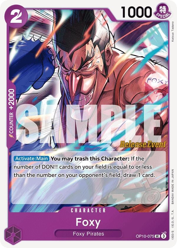 Image for Foxy (OP10-075) (OP10 RE) - One Piece Card Game