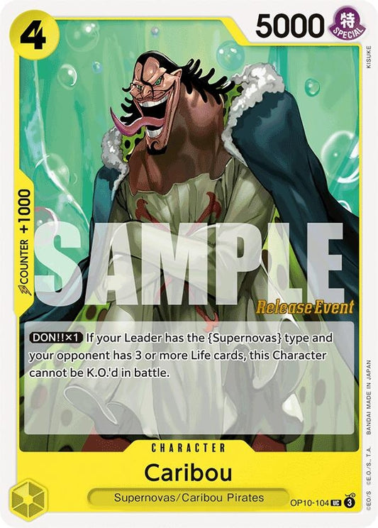 Image for Caribou (OP10-104) (OP10 RE) - One Piece Card Game