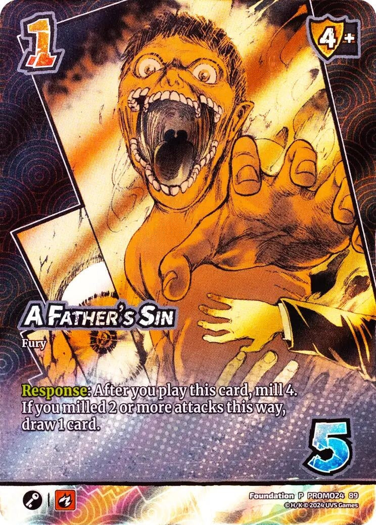 Image for A Father's Sin (PROMO24 89) (UVSP) - UniVersus