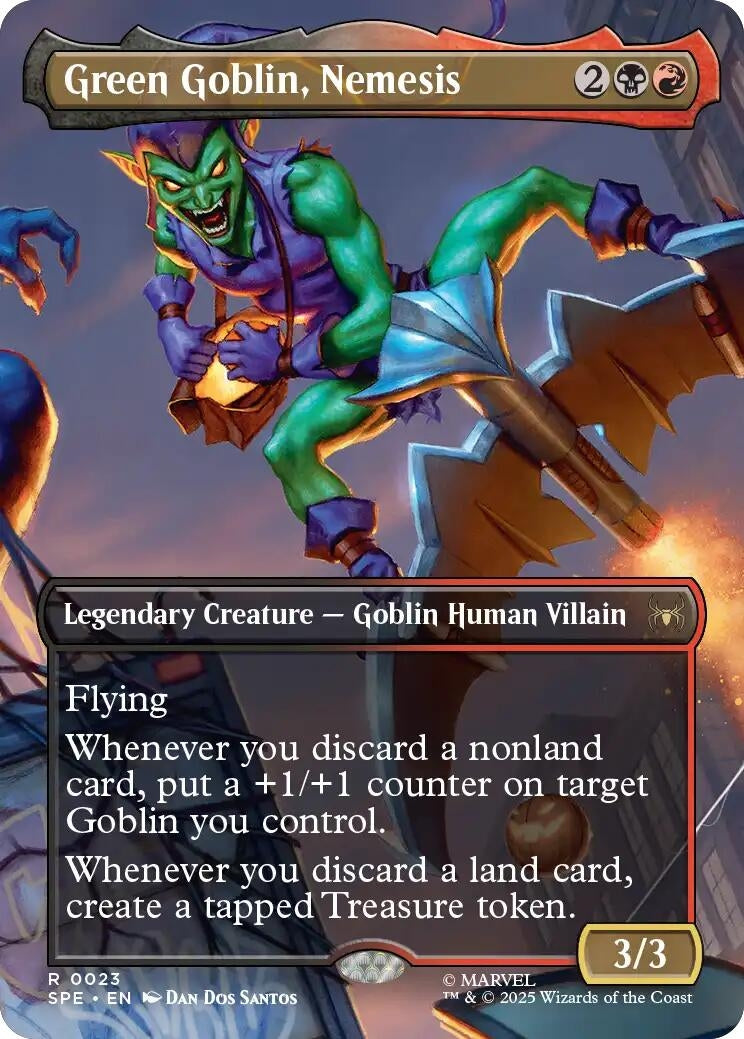 Image for Green Goblin, Nemesis (Borderless) (23) [SPE, MAR]