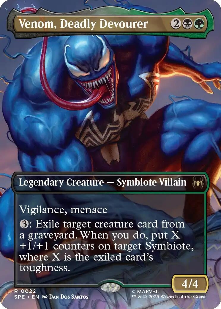 Image for Venom, Deadly Devourer (Borderless) (22) [SPE, MAR]