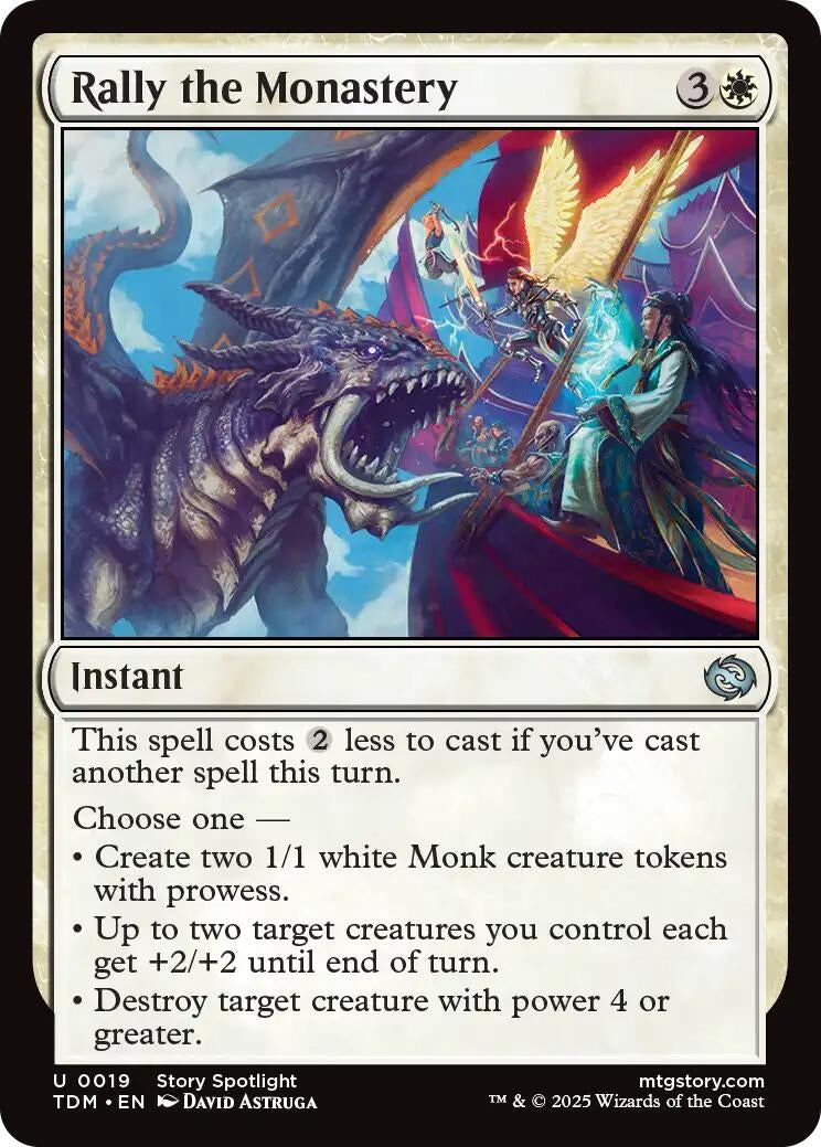 Image for Rally the Monastery (19) - Magic: The Gathering