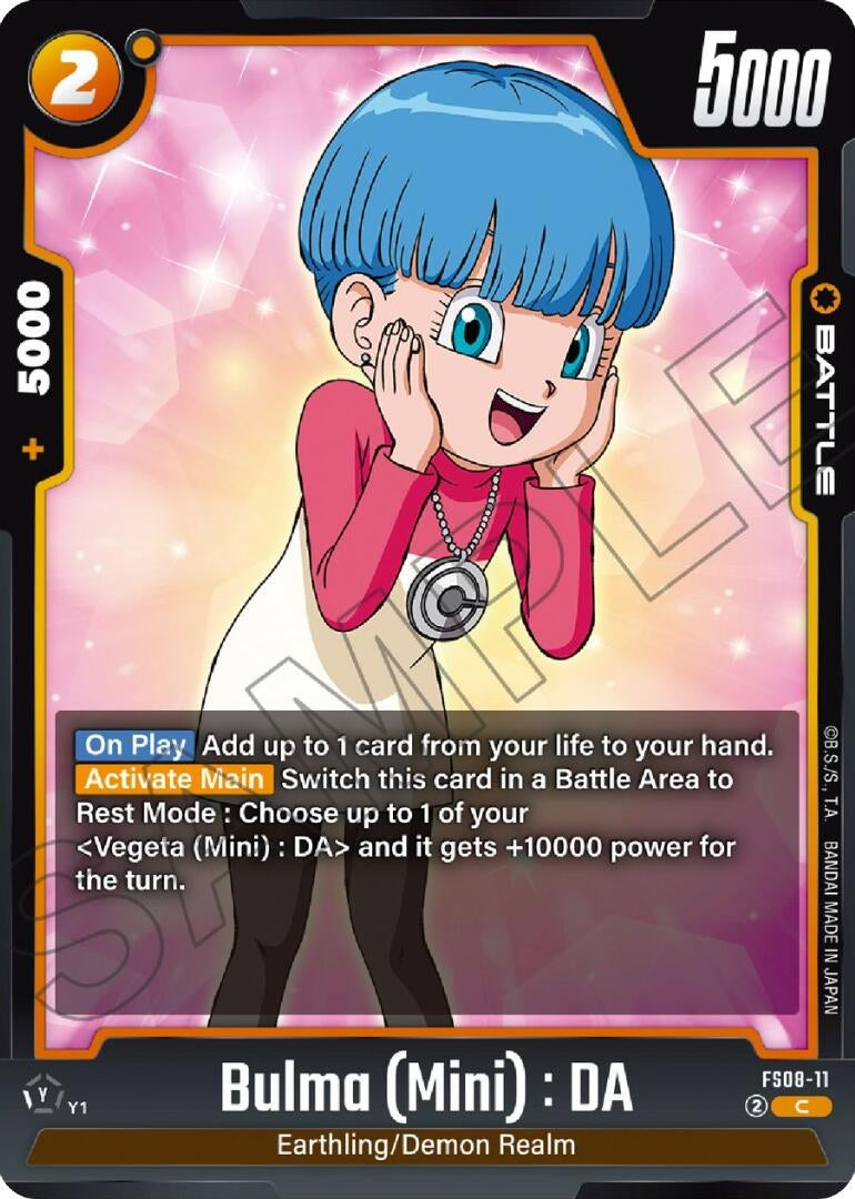 Image for Bulma (Mini) : DA (FS08-11) (FS08) - Dragon Ball Super: Fusion World