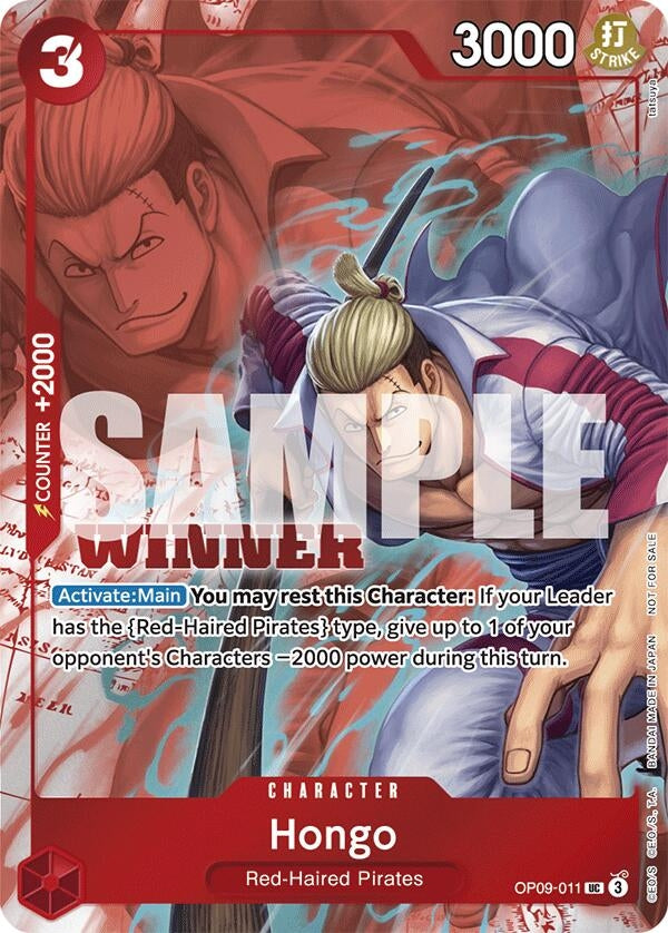 Image for Hongo (Winner Pack 2025 Vol. 2) (OP09-011) (OP-PR) - One Piece Card Game
