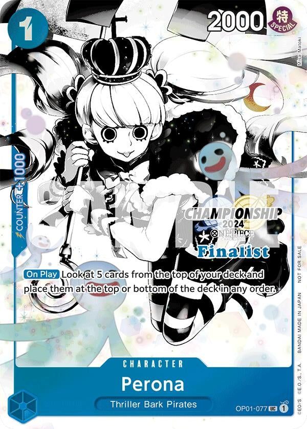 Image for Perona (Championship 2024 Finalist Card Set Vol. 2) (OP01-077) [OP-PR]