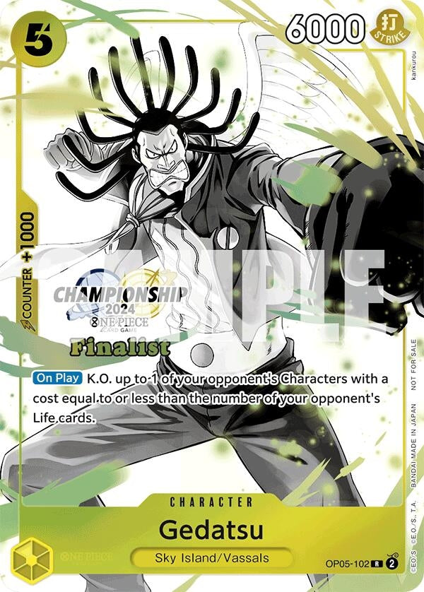 Image for Gedatsu (Championship 2024 Finalist Card Set Vol. 2) (OP05-102) [OP-PR]