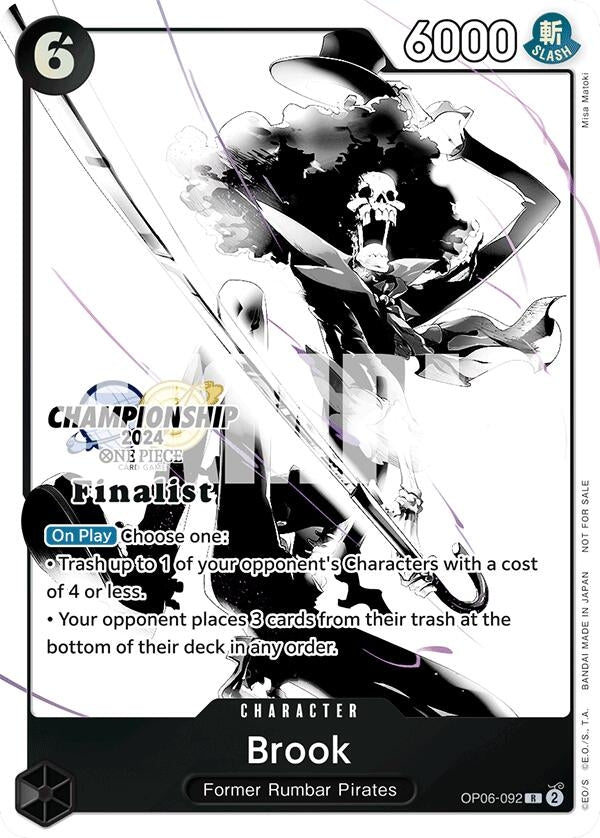 Image for Brook (Championship 2024 Finalist Card Set Vol. 2) (OP06-092) [OP-PR]