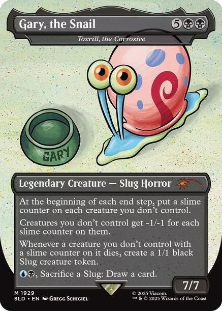 Image for Gary, the Snail - Toxrill, the Corrosive (1929) - Magic: The Gathering