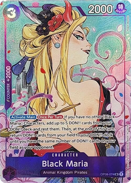 Image for Black Maria (Illustration Box Vol.2) (OP08-074) (OP-PR) - One Piece Card Game