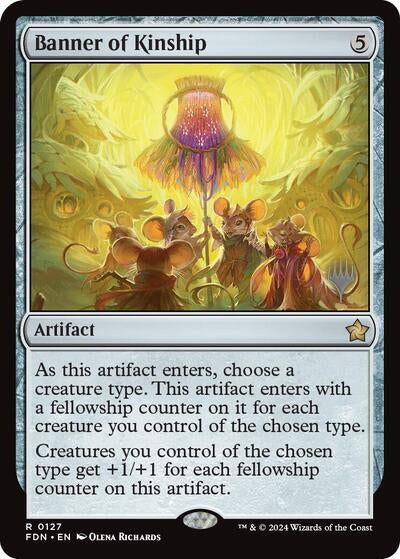 Image for Banner of Kinship (127) (Promo Pack: Aetherdrift) - Magic: The Gathering