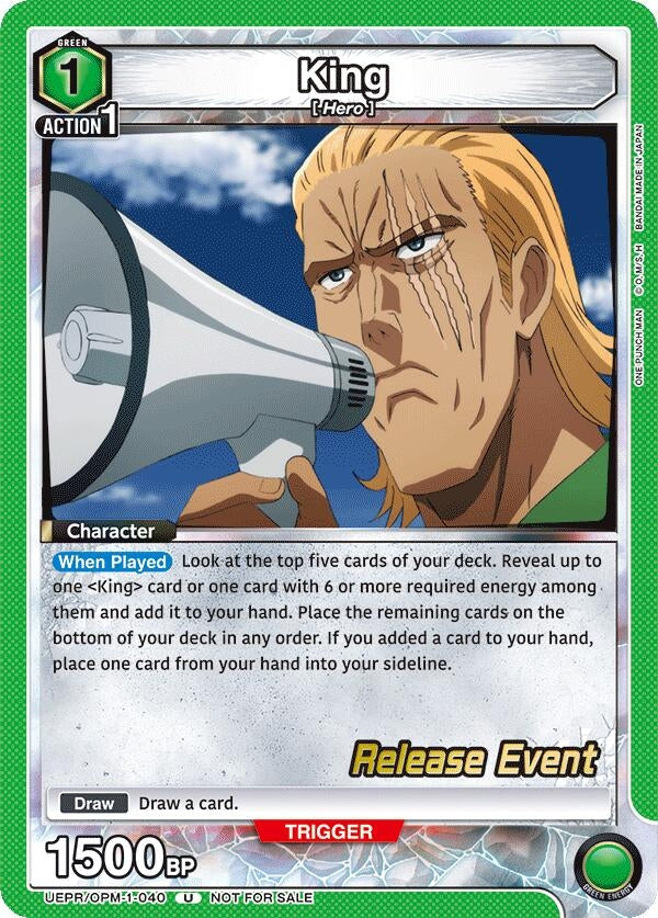 Image for King (040) (UEPR/OPM-1-040) - Union Arena