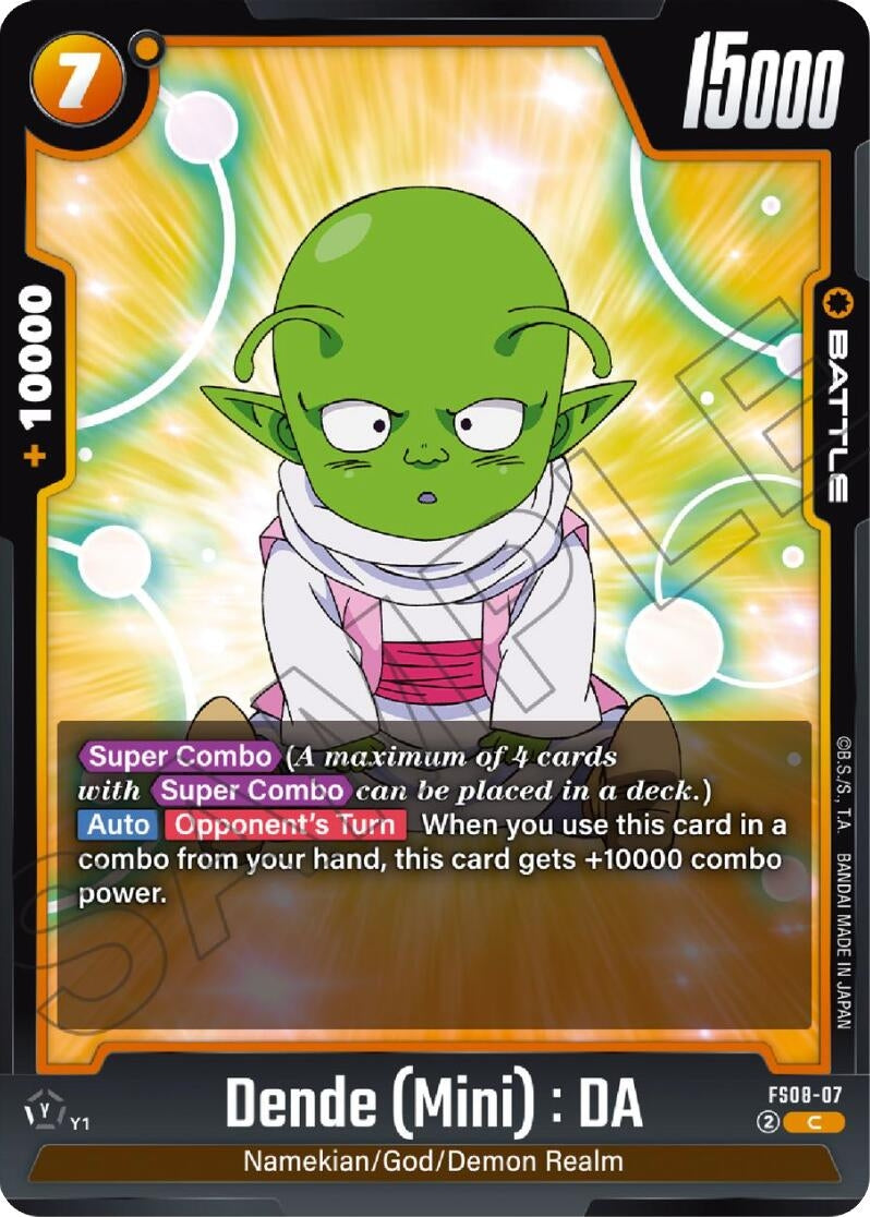 Image for Dende (Mini) : DA (FS08-07) (FS08) - Dragon Ball Super: Fusion World