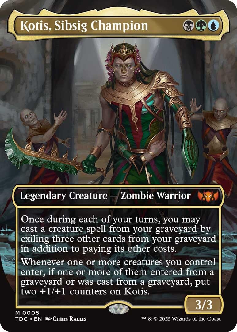 Image for Kotis, Sibsig Champion (Borderless) (5) [Commander: Tarkir: Dragonstorm] - Magic: The Gathering