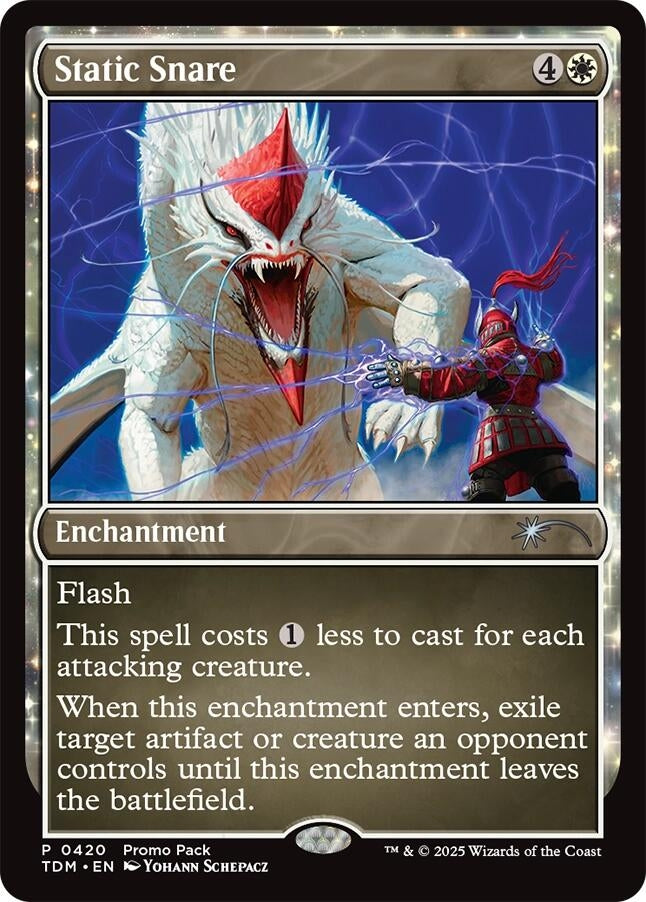 Image for Static Snare (420) (Promo Pack: Tarkir: Dragonstorm) - Magic: The Gathering