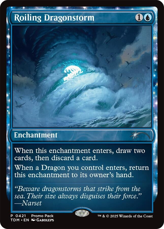 Image for Roiling Dragonstorm (421) (Promo Pack: Tarkir: Dragonstorm) - Magic: The Gathering