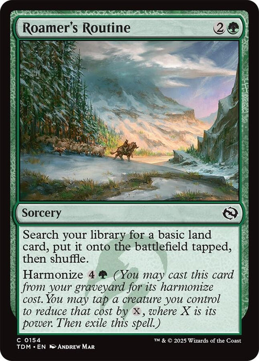 Image for Roamer's Routine (154) (TDM) - Magic: The Gathering
