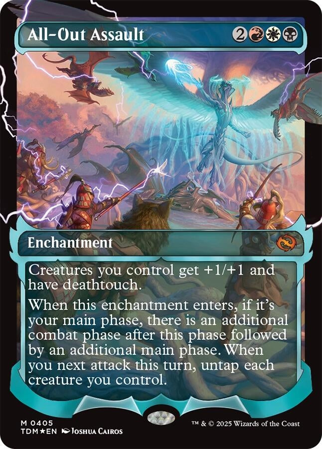 Image for All-Out Assault (Showcase) (405) (TDM) - Magic: The Gathering