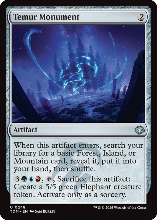 Image for Temur Monument (248) (TDM) - Magic: The Gathering