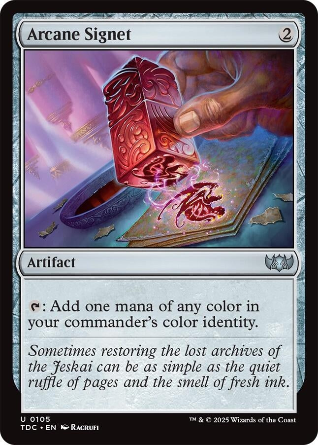 Image for Arcane Signet (105) [Commander: Tarkir: Dragonstorm] - Magic: The Gathering