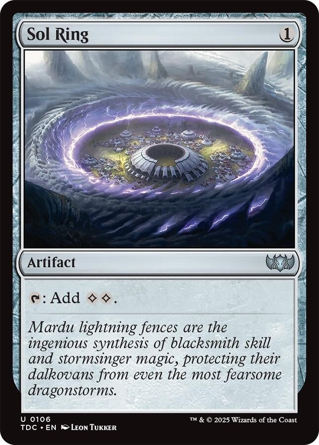Image for Sol Ring (106) [Commander: Tarkir: Dragonstorm] - Magic: The Gathering