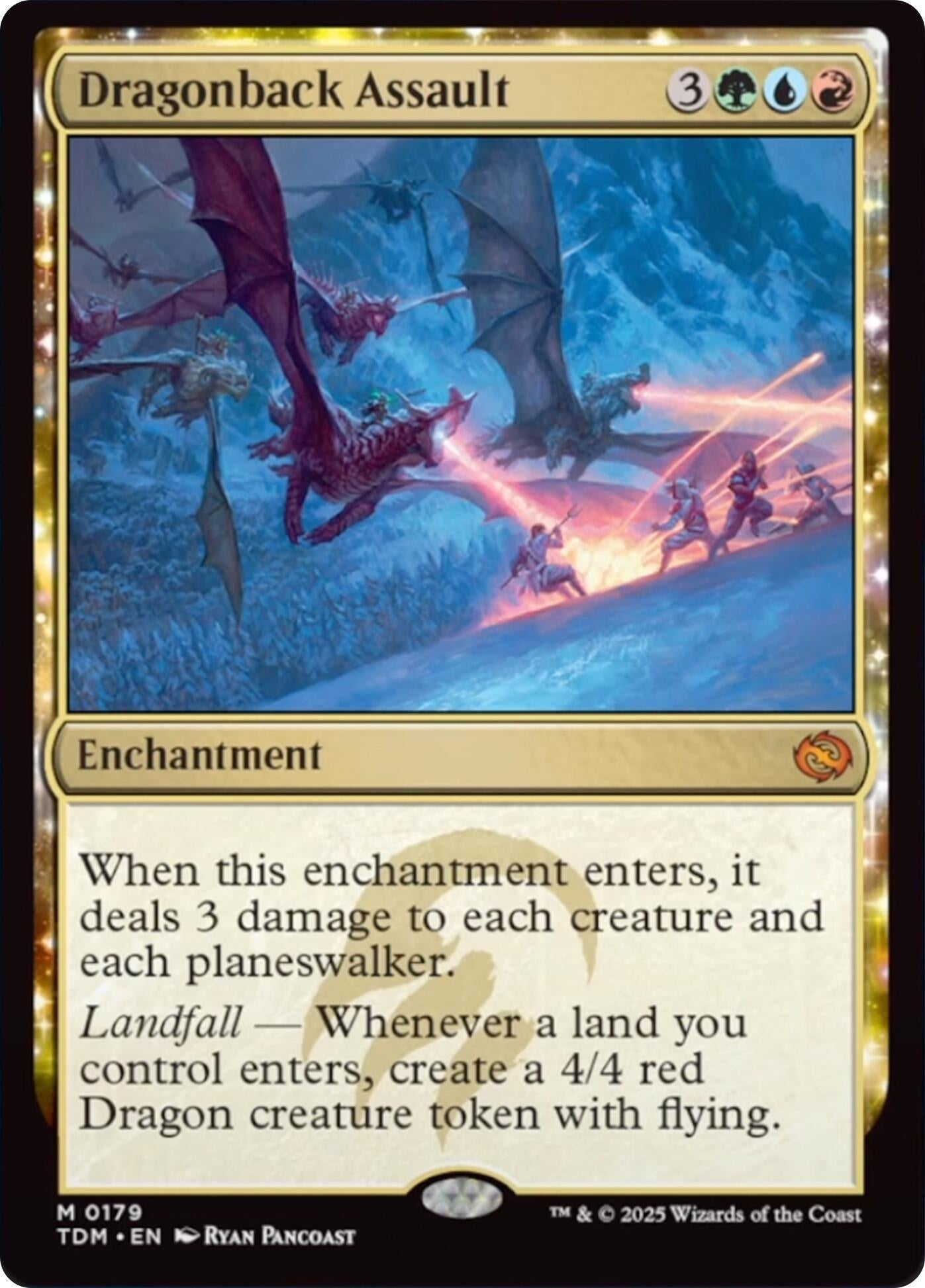 Image for Dragonback Assault (179) (TDM) - Magic: The Gathering