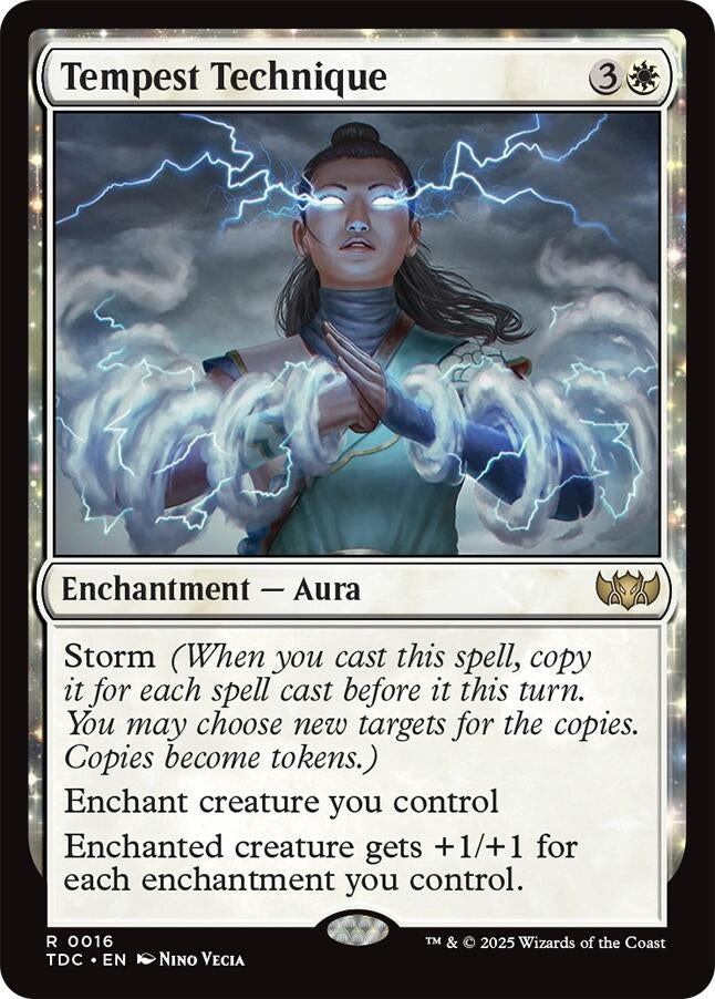 Image for Tempest Technique (16) [Commander: Tarkir: Dragonstorm] - Magic: The Gathering