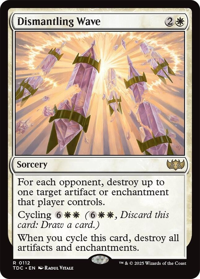 Image for Dismantling Wave (112) [Commander: Tarkir: Dragonstorm] - Magic: The Gathering