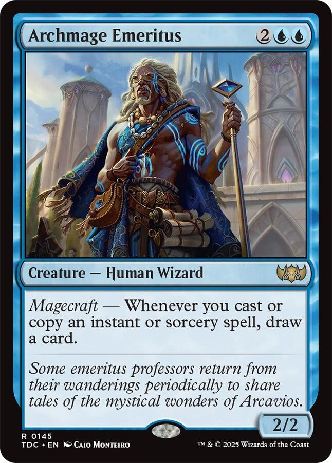 Image for Archmage Emeritus (145) [Commander: Tarkir: Dragonstorm] - Magic: The Gathering