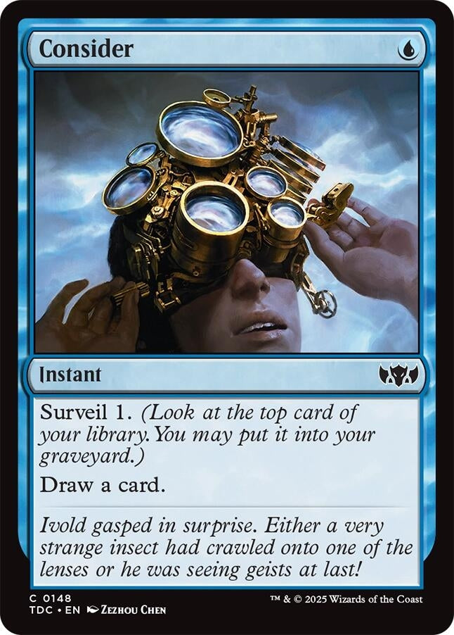 Image for Consider (148) [Commander: Tarkir: Dragonstorm] - Magic: The Gathering