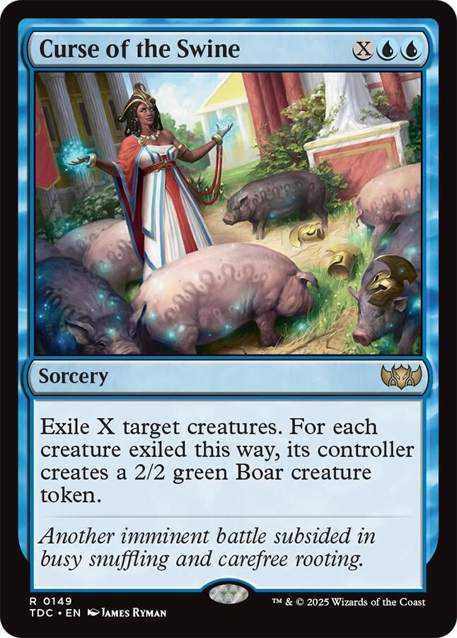 Image for Curse of the Swine (149) [Commander: Tarkir: Dragonstorm] - Magic: The Gathering