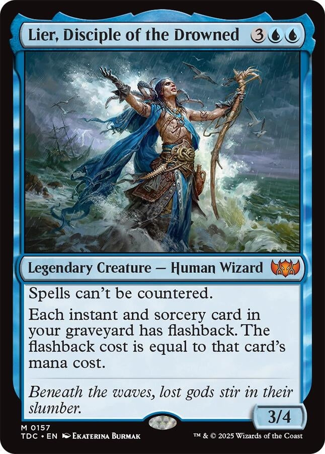 Image for Lier, Disciple of the Drowned (157) [Commander: Tarkir: Dragonstorm] - Magic: The Gathering