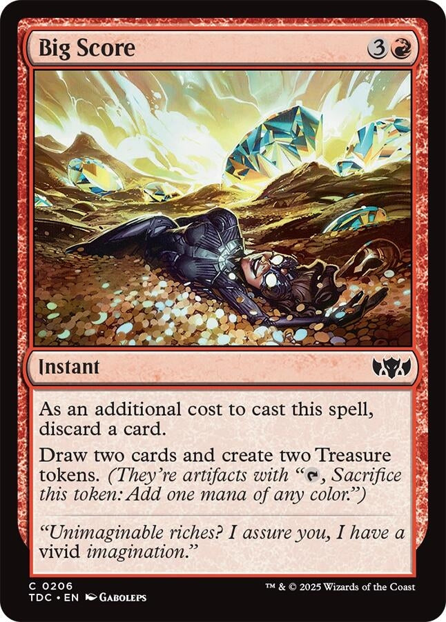 Image for Big Score (206) [Commander: Tarkir: Dragonstorm] - Magic: The Gathering