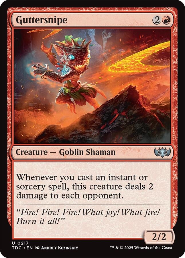 Image for Guttersnipe (217) [Commander: Tarkir: Dragonstorm] - Magic: The Gathering