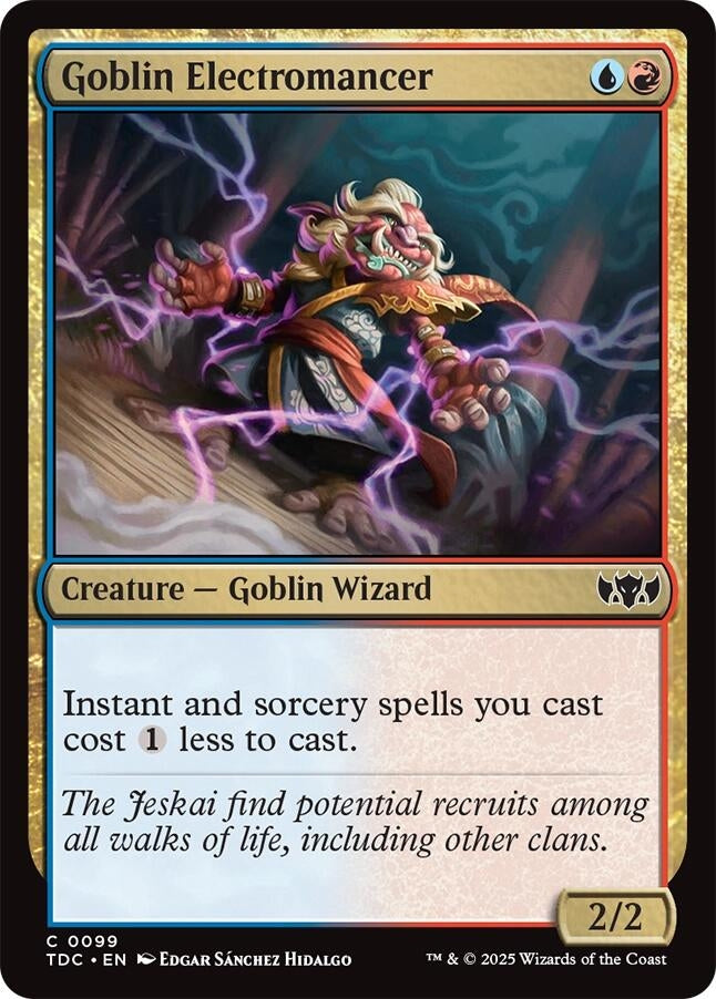 Image for Goblin Electromancer (99) [Commander: Tarkir: Dragonstorm] - Magic: The Gathering