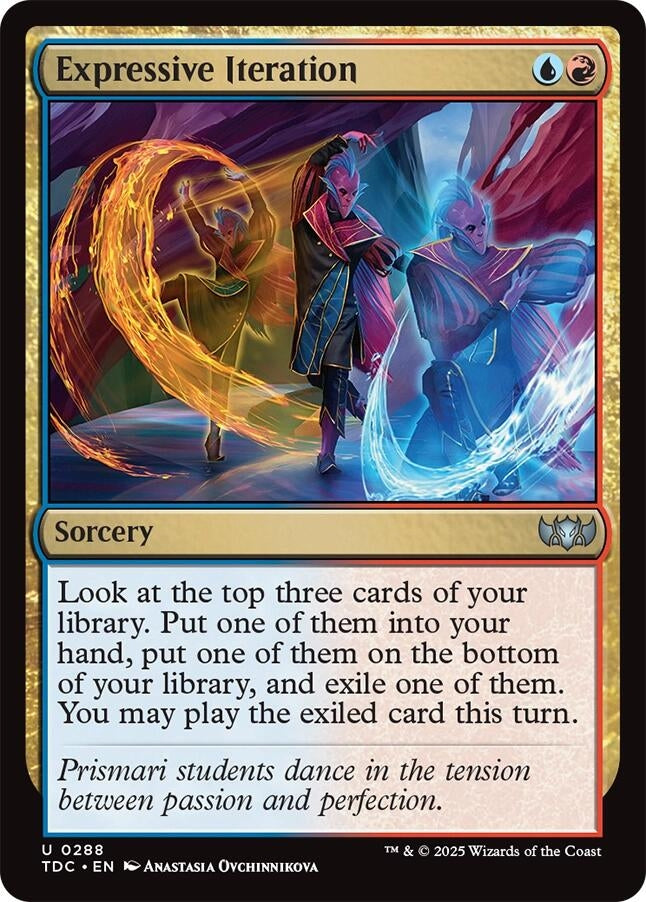 Image for Expressive Iteration (288) [Commander: Tarkir: Dragonstorm] - Magic: The Gathering