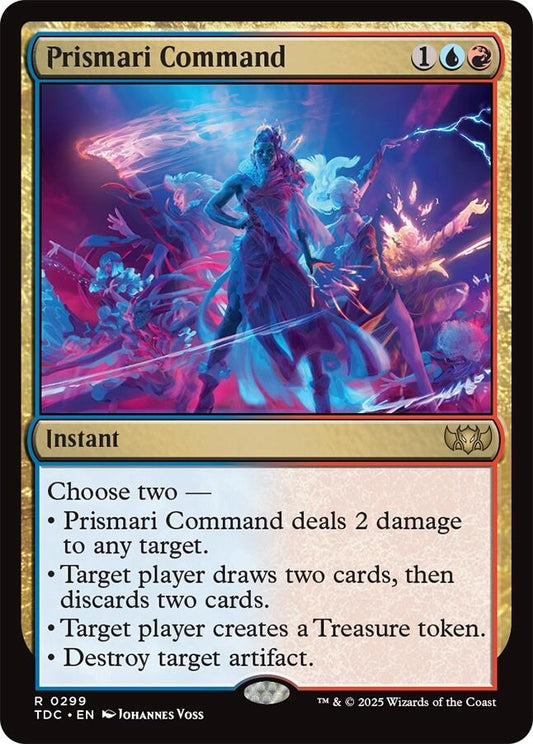 Image for Prismari Command (299) [Commander: Tarkir: Dragonstorm] - Magic: The Gathering