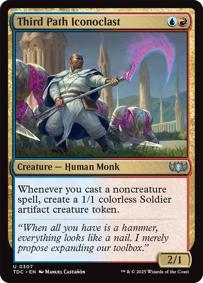 Image for Third Path Iconoclast (307) [Commander: Tarkir: Dragonstorm] - Magic: The Gathering