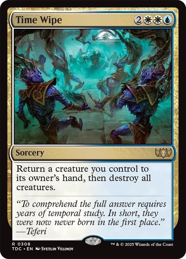 Image for Time Wipe (308) [Commander: Tarkir: Dragonstorm] - Magic: The Gathering
