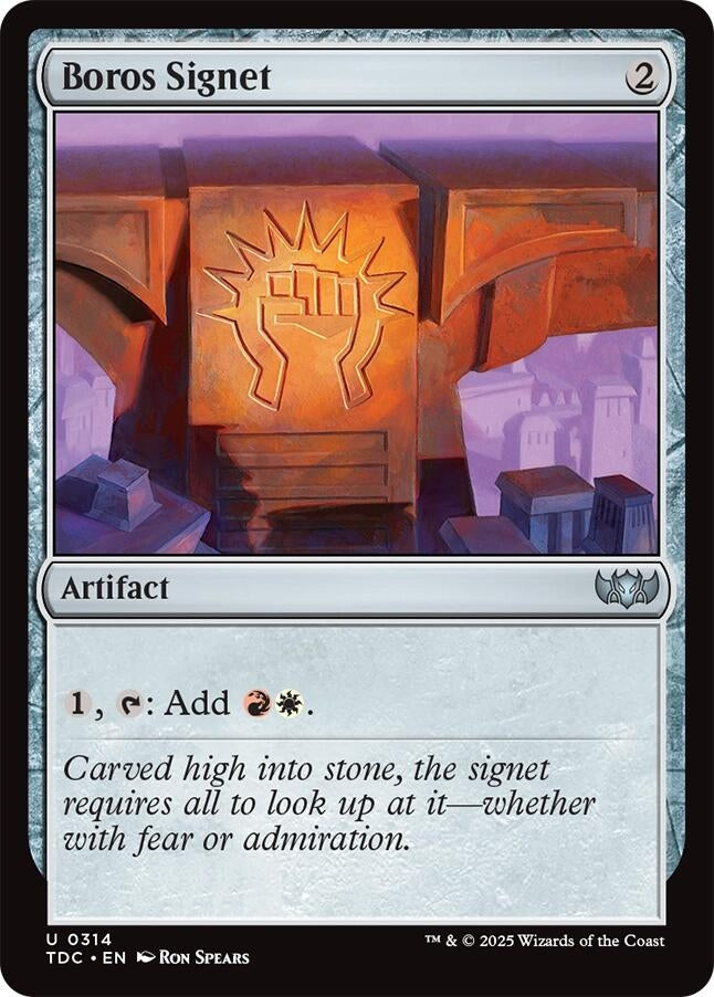Image for Boros Signet (314) [Commander: Tarkir: Dragonstorm] - Magic: The Gathering