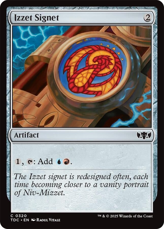 Image for Izzet Signet (320) [Commander: Tarkir: Dragonstorm] - Magic: The Gathering