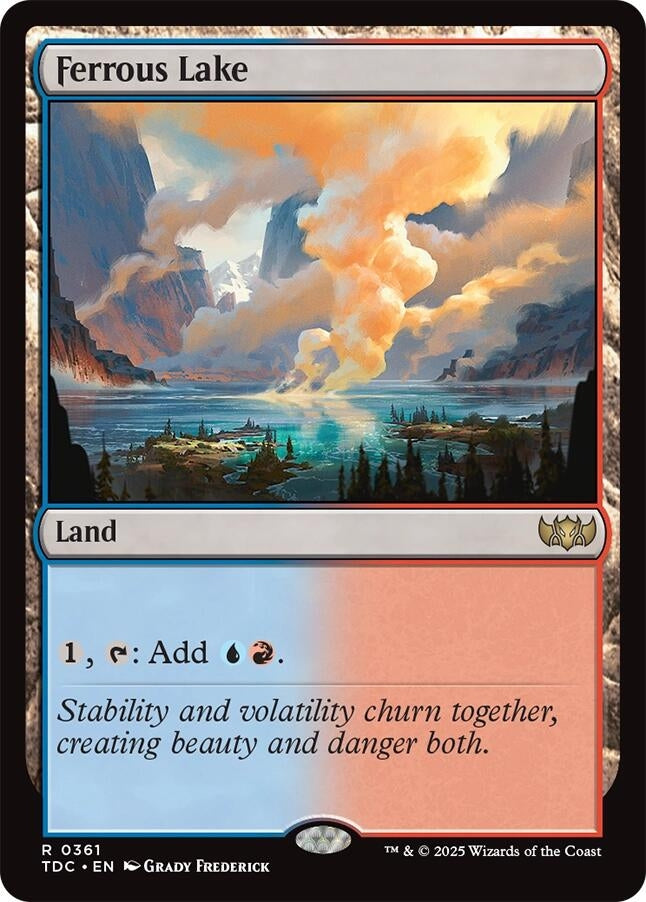 Image for Ferrous Lake (361) [Commander: Tarkir: Dragonstorm] - Magic: The Gathering